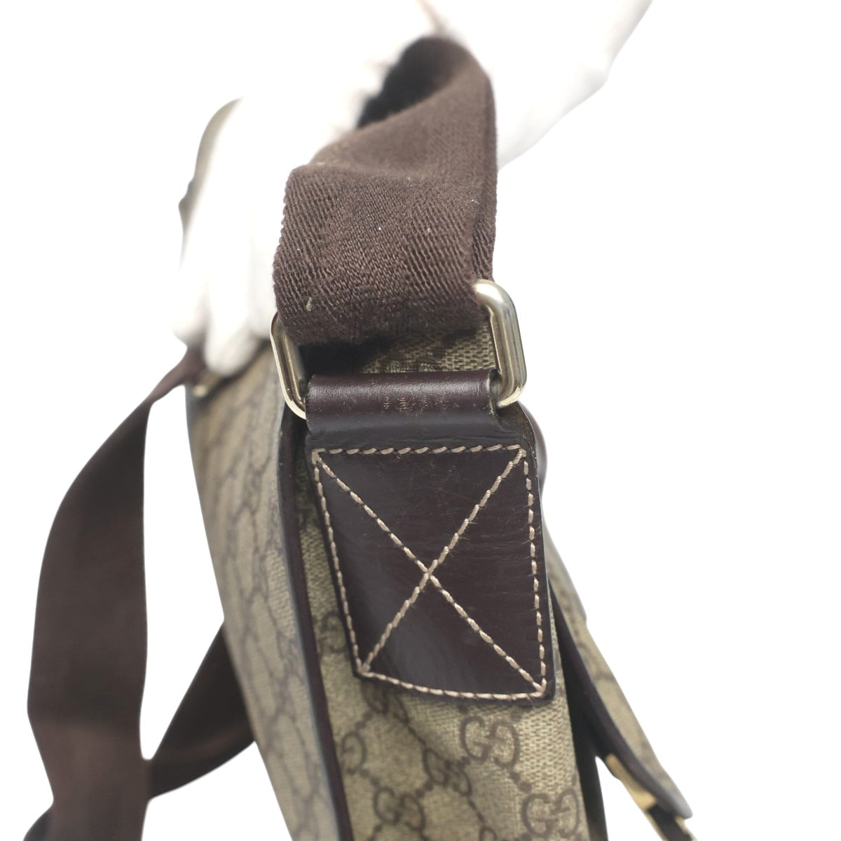 グッチ GUCCI ショルダーバッグ
 ショルダーバッグ GGプラス GGスプリーム GGスプリームキャンバス 201732 ブラウン 【SS】
 【中古】