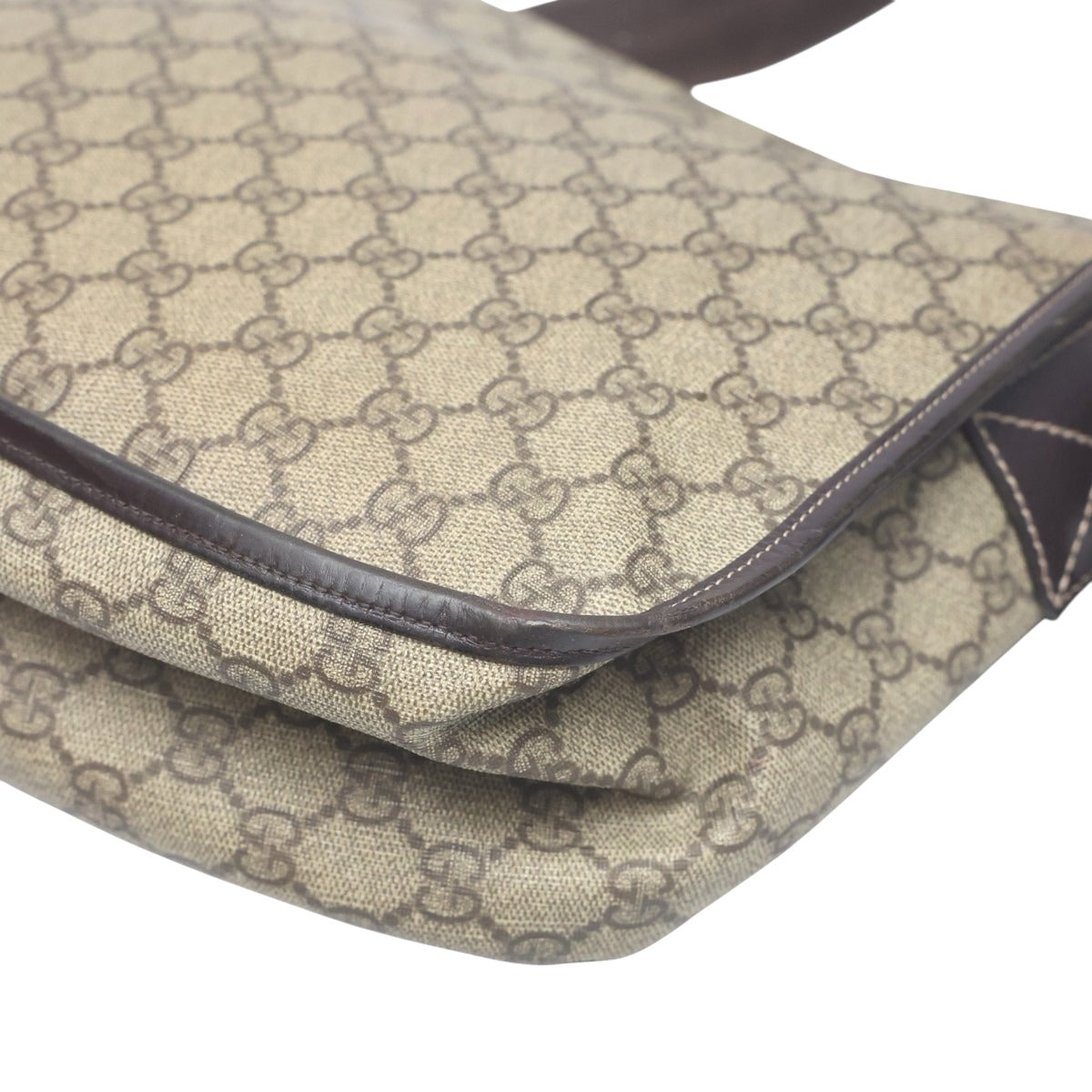 グッチ GUCCI ショルダーバッグ
 ショルダーバッグ GGプラス GGスプリーム GGスプリームキャンバス 201732 ブラウン 【SS】
 【中古】