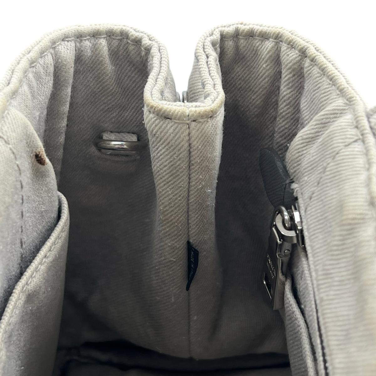 プラダ PRADA トートバッグ
 トートバッグ キャンバス カナパトート デニム 1BG439 ビアンコ 【SS】
 【中古】