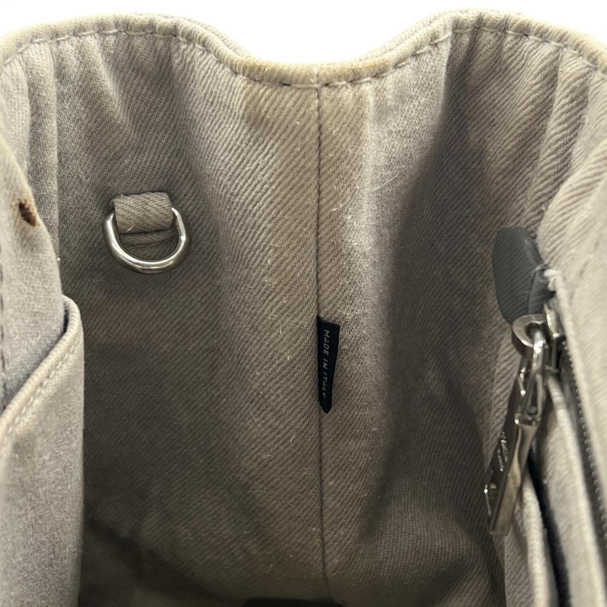 プラダ PRADA トートバッグ
 トートバッグ キャンバス カナパトート デニム 1BG439 ビアンコ 【SS】
 【中古】