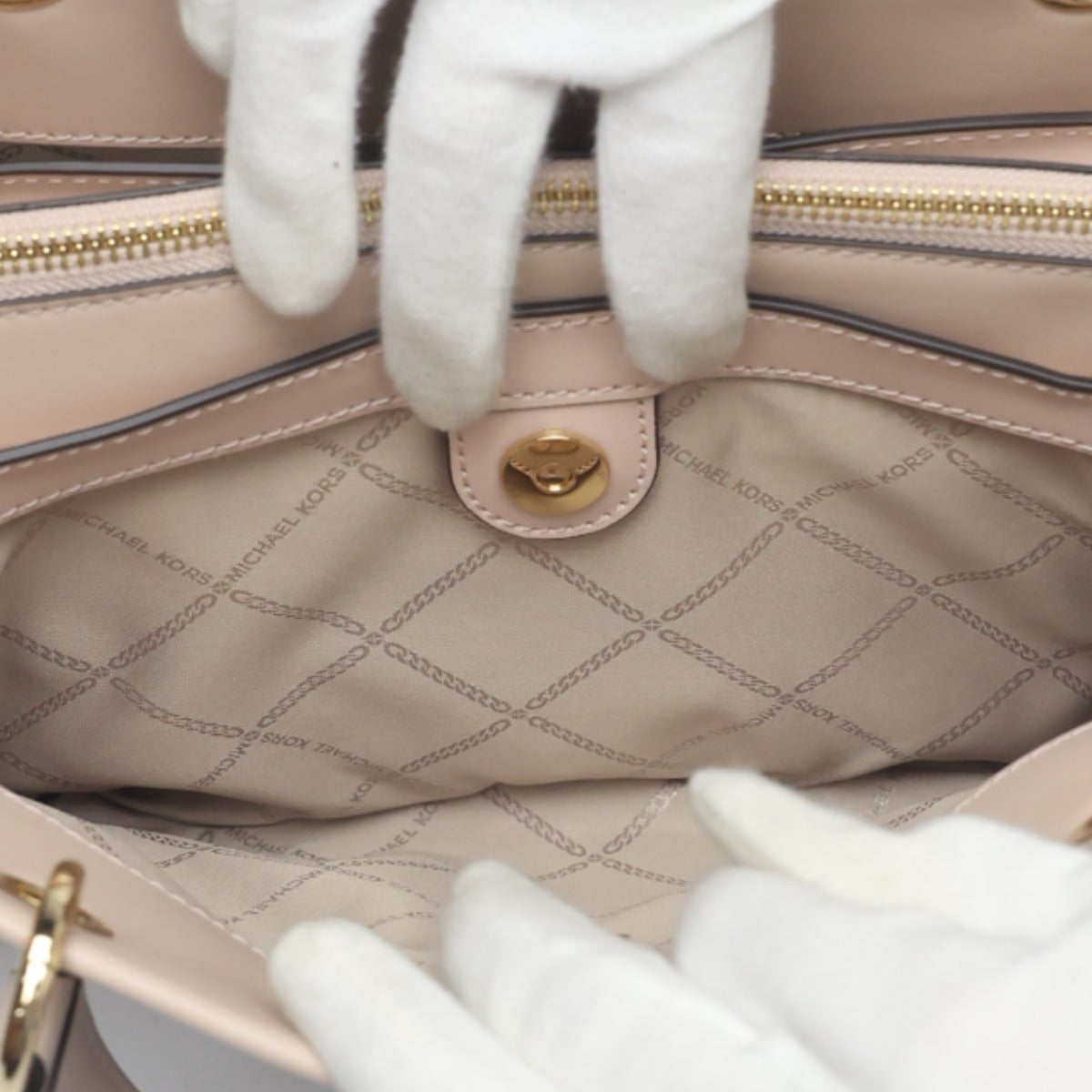 マイケルコース Michael Kors ハンドバッグ
 2WAYバッグ キルティング ショルダーバッグ レザー 30FIGUSS6L ピンクベージュ 【SS】
 【中古】