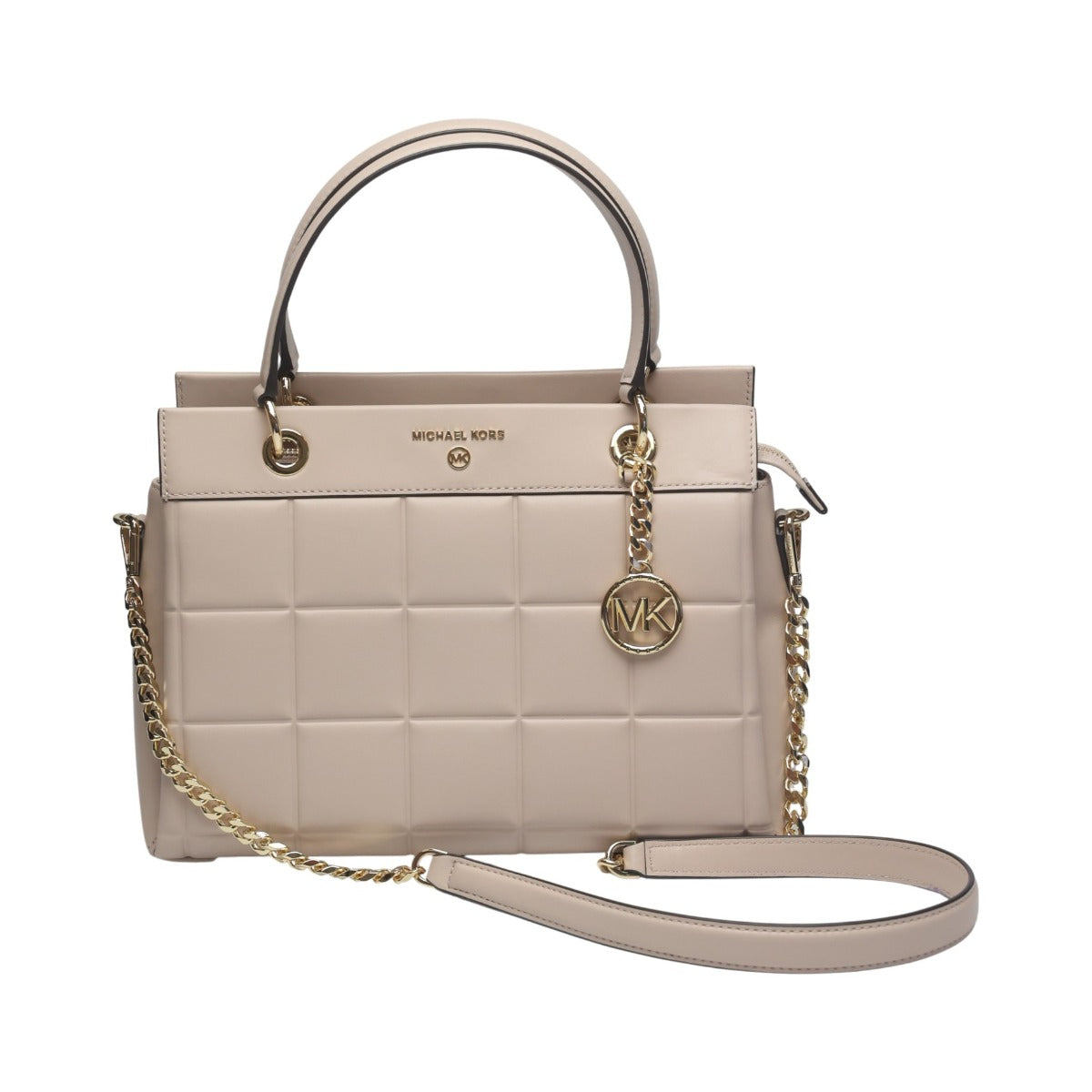 マイケルコース Michael Kors ハンドバッグ
 2WAYバッグ キルティング ショルダーバッグ レザー 30FIGUSS6L ピンクベージュ 【SS】
 【中古】