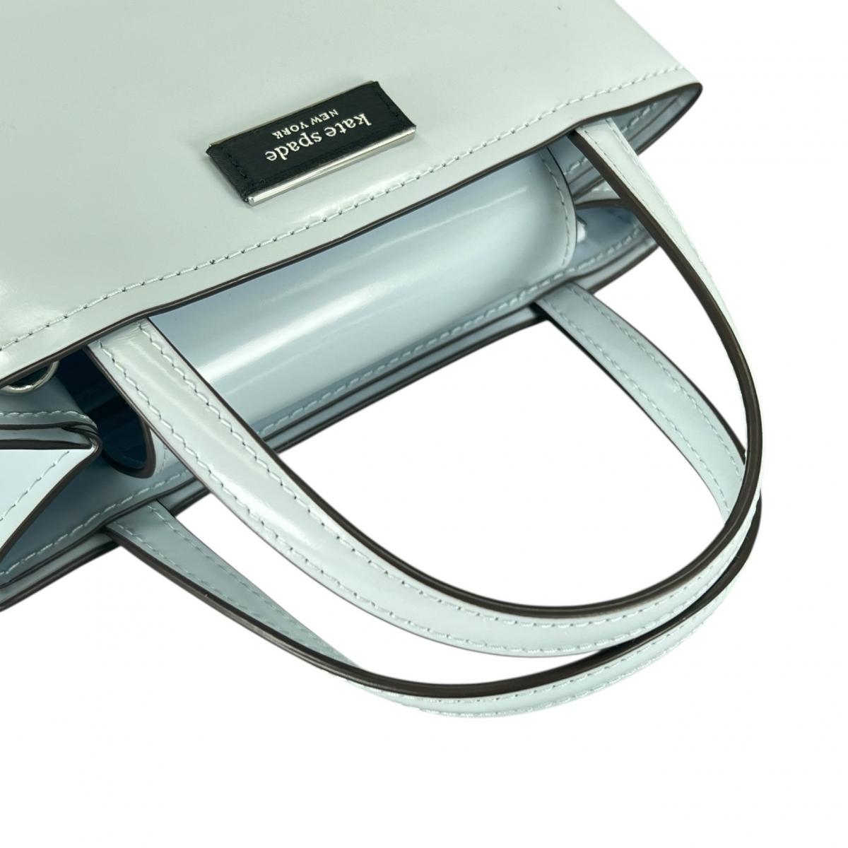 ケイトスペード Kate Spade ハンドバッグ
 2WAYバッグ サム アイコン ショルダーバッグ レザー KB1630084 水色 【SS】
 【中古】