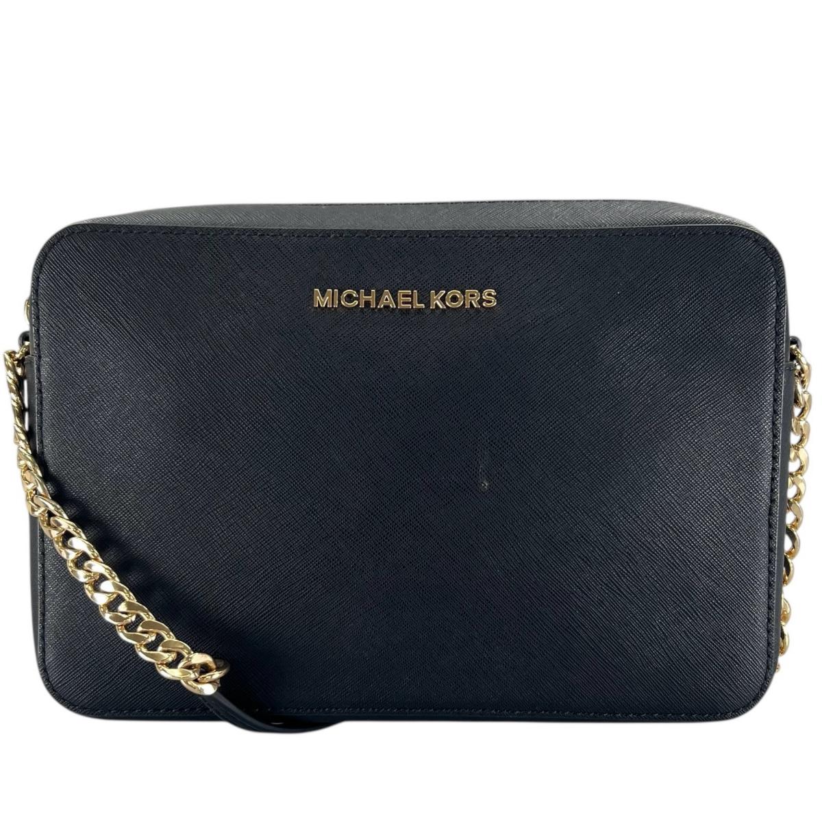 マイケルコース Michael Kors ショルダーバッグ
 チェーンバッグ サフィアーノ レザー PS-1808 ブラック 【SS】
 【中古】