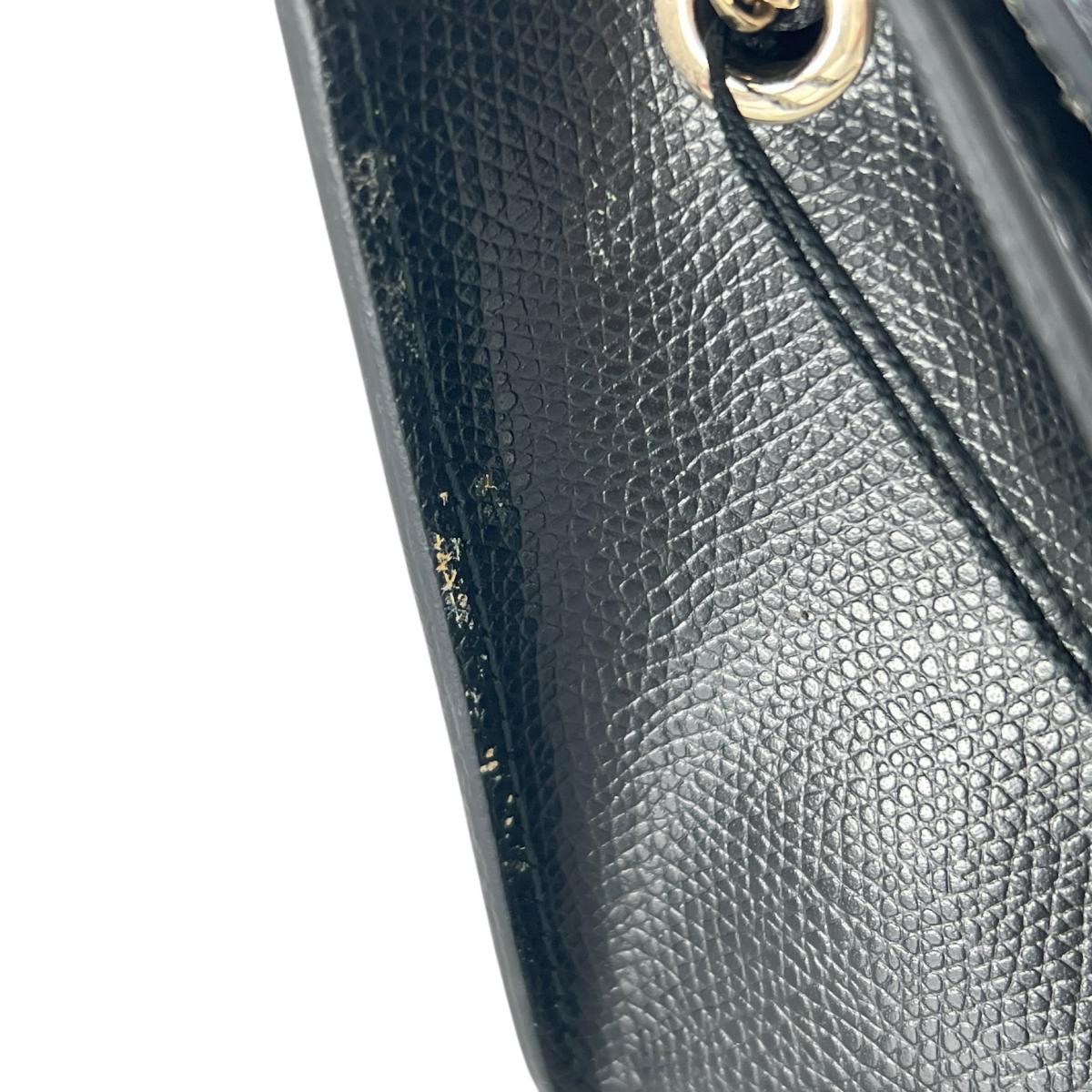 フルラ Furla ショルダーバッグ
 チェーンショルダーバッグ ゴールド金具 メトロポリス レザー ブラック 【SS】
 【中古】