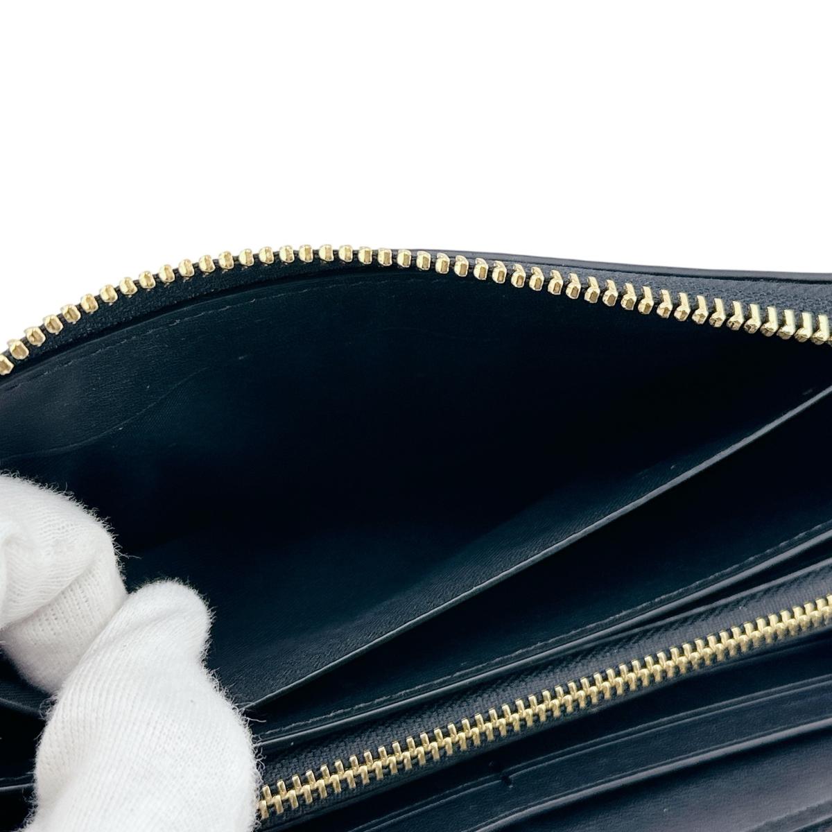 コーチ COACH 長財布
 長財布 シグネチャー ロングジップ アラウンド キャンバス C4452 カーキ×ブラック 【SS】
 【中古】