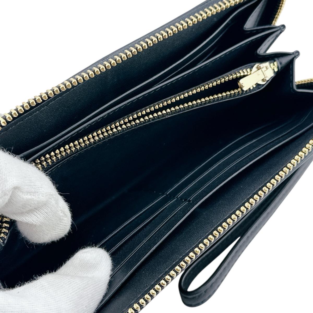 コーチ COACH 長財布
 長財布 シグネチャー ロングジップ アラウンド キャンバス C4452 カーキ×ブラック 【SS】
 【中古】