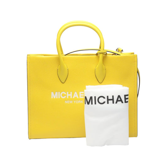 マイケルコース Michael Kors ハンドバッグ
 2WAYバッグ ショルダーバッグ 牛革 イエロー 【SS】
 【中古】