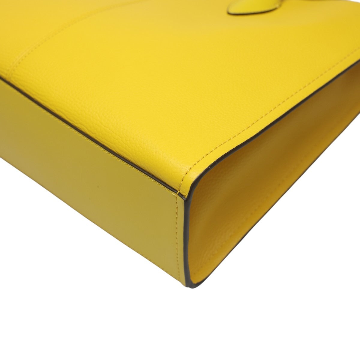 マイケルコース Michael Kors ハンドバッグ
 2WAYバッグ ショルダーバッグ 牛革 イエロー 【SS】
 【中古】