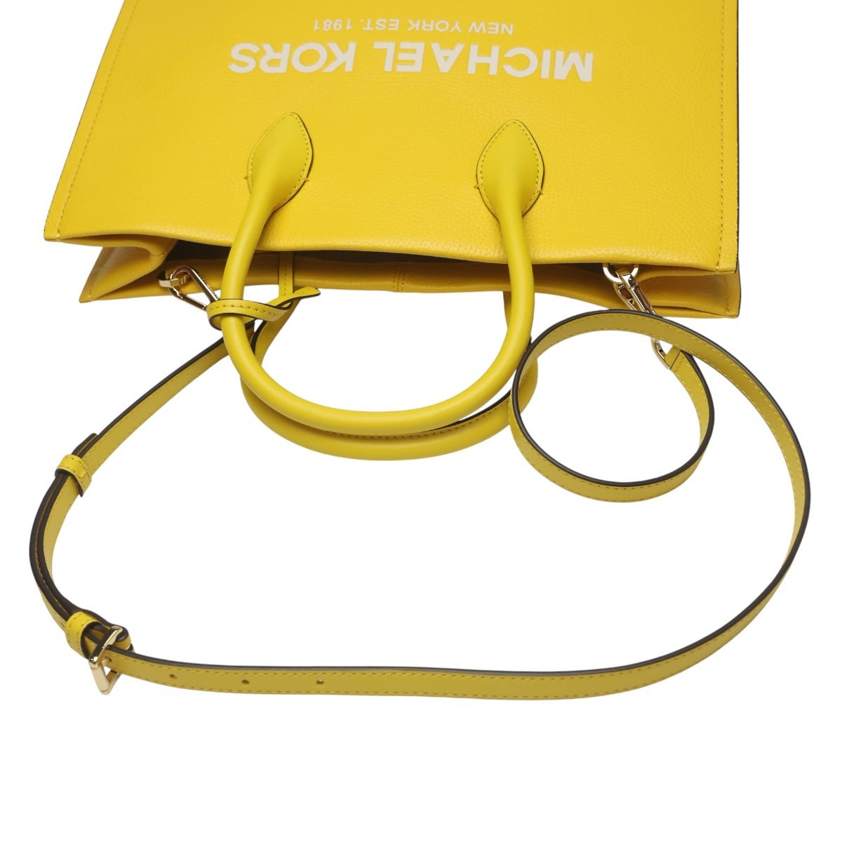 マイケルコース Michael Kors ハンドバッグ
 2WAYバッグ ショルダーバッグ 牛革 イエロー 【SS】
 【中古】