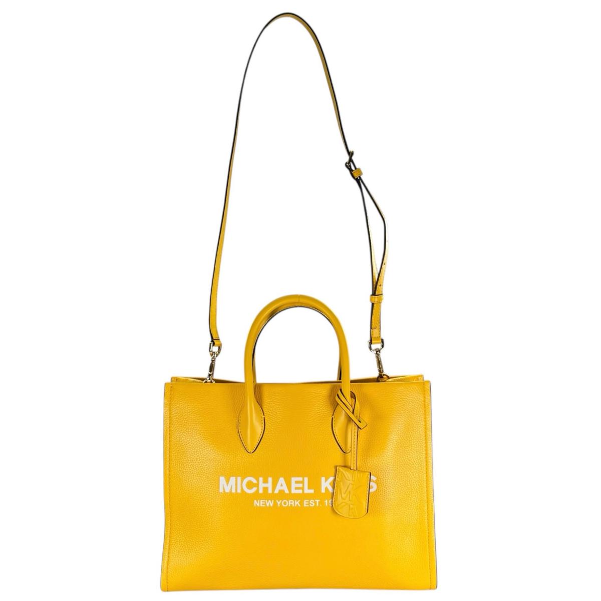 マイケルコース Michael Kors ハンドバッグ
 2WAYバッグ ショルダーバッグ 牛革 イエロー 【SS】
 【中古】