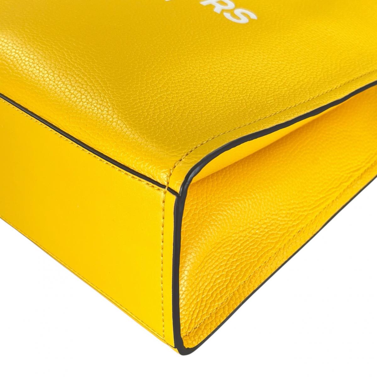 マイケルコース Michael Kors ハンドバッグ
 2WAYバッグ ショルダーバッグ 牛革 イエロー 【SS】
 【中古】