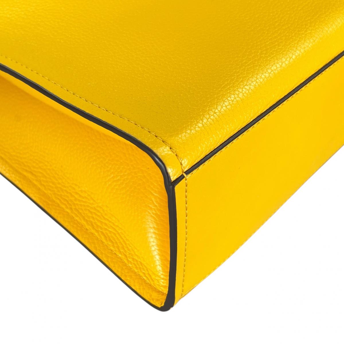 マイケルコース Michael Kors ハンドバッグ
 2WAYバッグ ショルダーバッグ 牛革 イエロー 【SS】
 【中古】