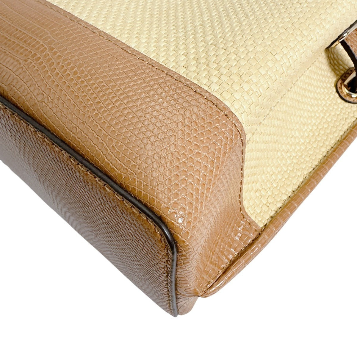 マイケルコース Michael Kors ハンドバッグ
 2WAYバッグ ショルダーバッグ ポリウレタン ブラウン 【SS】
 【中古】