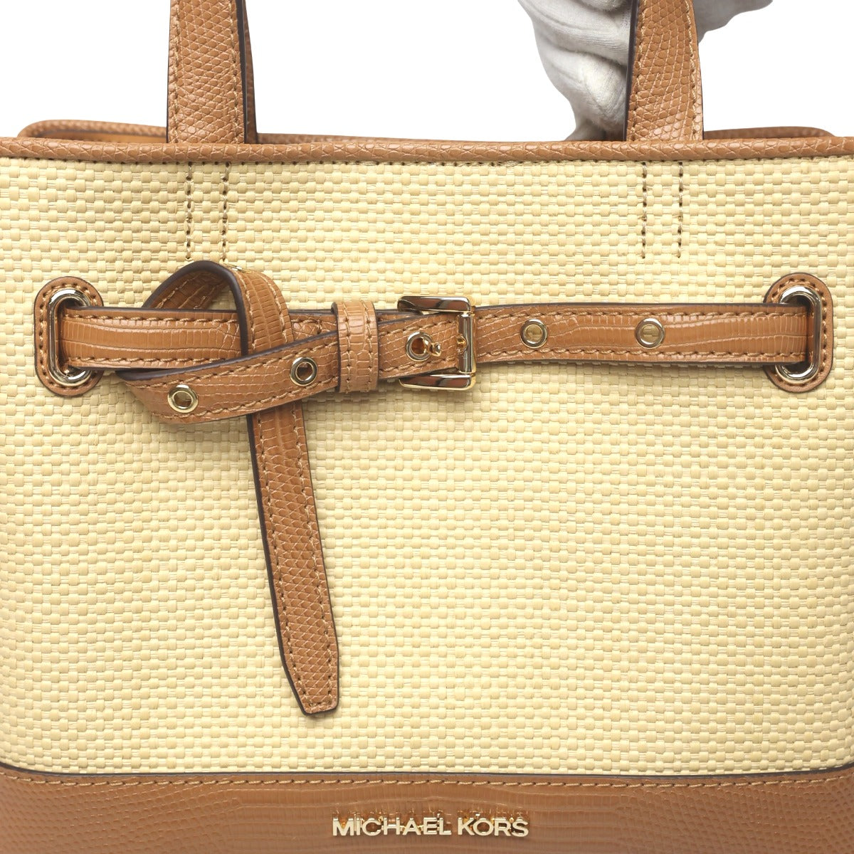 マイケルコース Michael Kors ハンドバッグ
 2WAYバッグ ショルダーバッグ ポリウレタン 35T2GU5S1W1214 ブラウン 【SS】
 【中古】