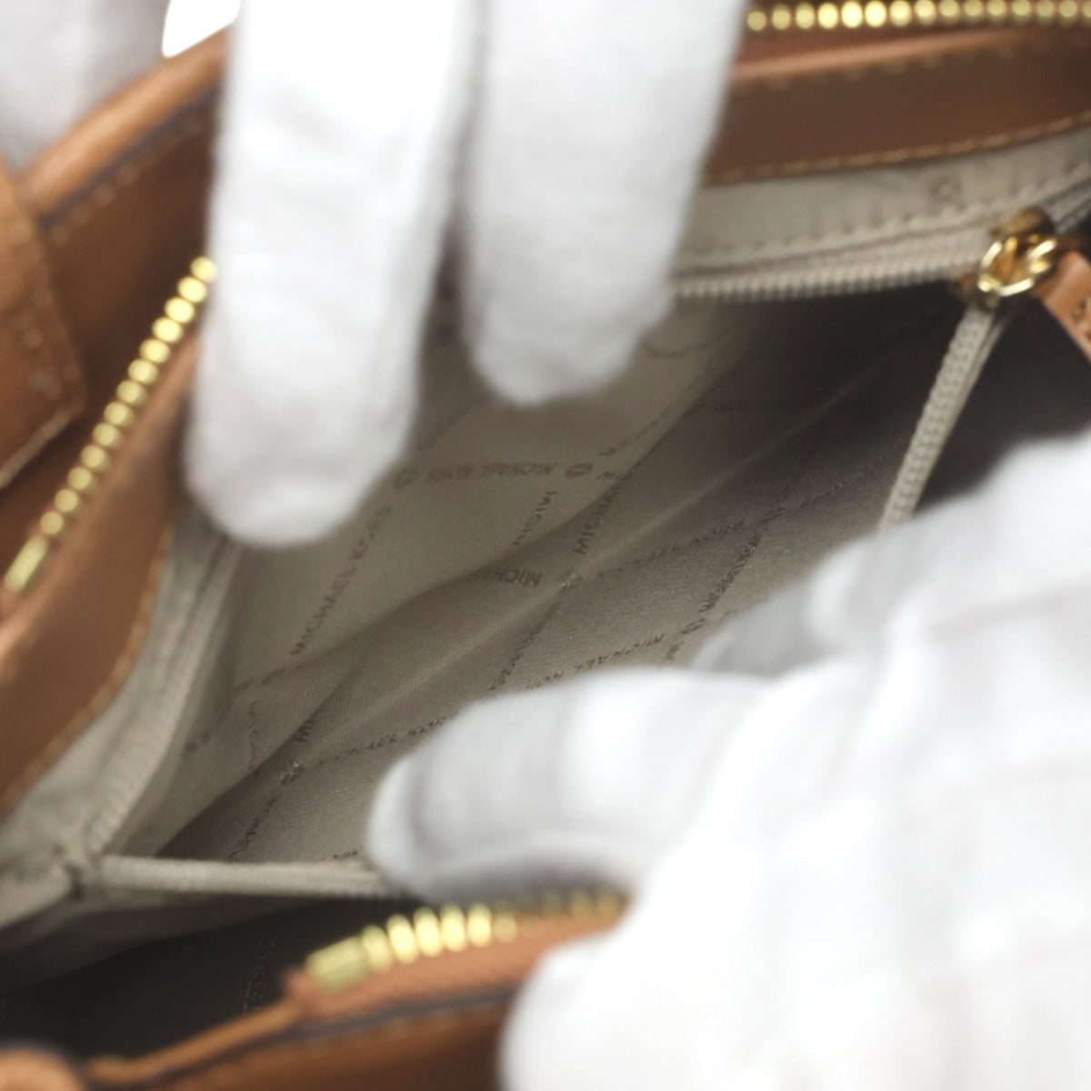 マイケルコース Michael Kors ハンドバッグ
 2WAYバッグ ショルダーバッグ ポリウレタン 35T2GU5S1W1214 ブラウン 【SS】
 【中古】