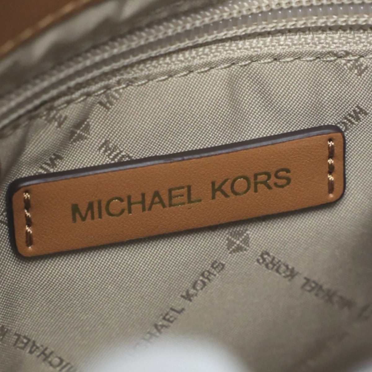 マイケルコース Michael Kors ハンドバッグ
 2WAYバッグ ショルダーバッグ ポリウレタン 35T2GU5S1W1214 ブラウン 【SS】
 【中古】