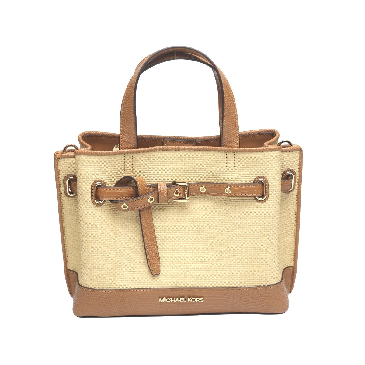 マイケルコース Michael Kors ハンドバッグ
 2WAYバッグ ショルダーバッグ ポリウレタン 35T2GU5S1W1214 ブラウン 【SS】
 【中古】