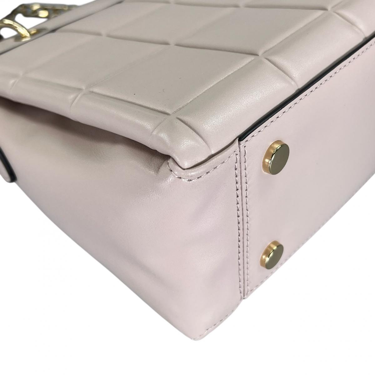 マイケルコース Michael Kors ハンドバッグ
 2WAYバッグ ショルダーバッグ 牛革 ピンクベージュ 【SS】
 【中古】