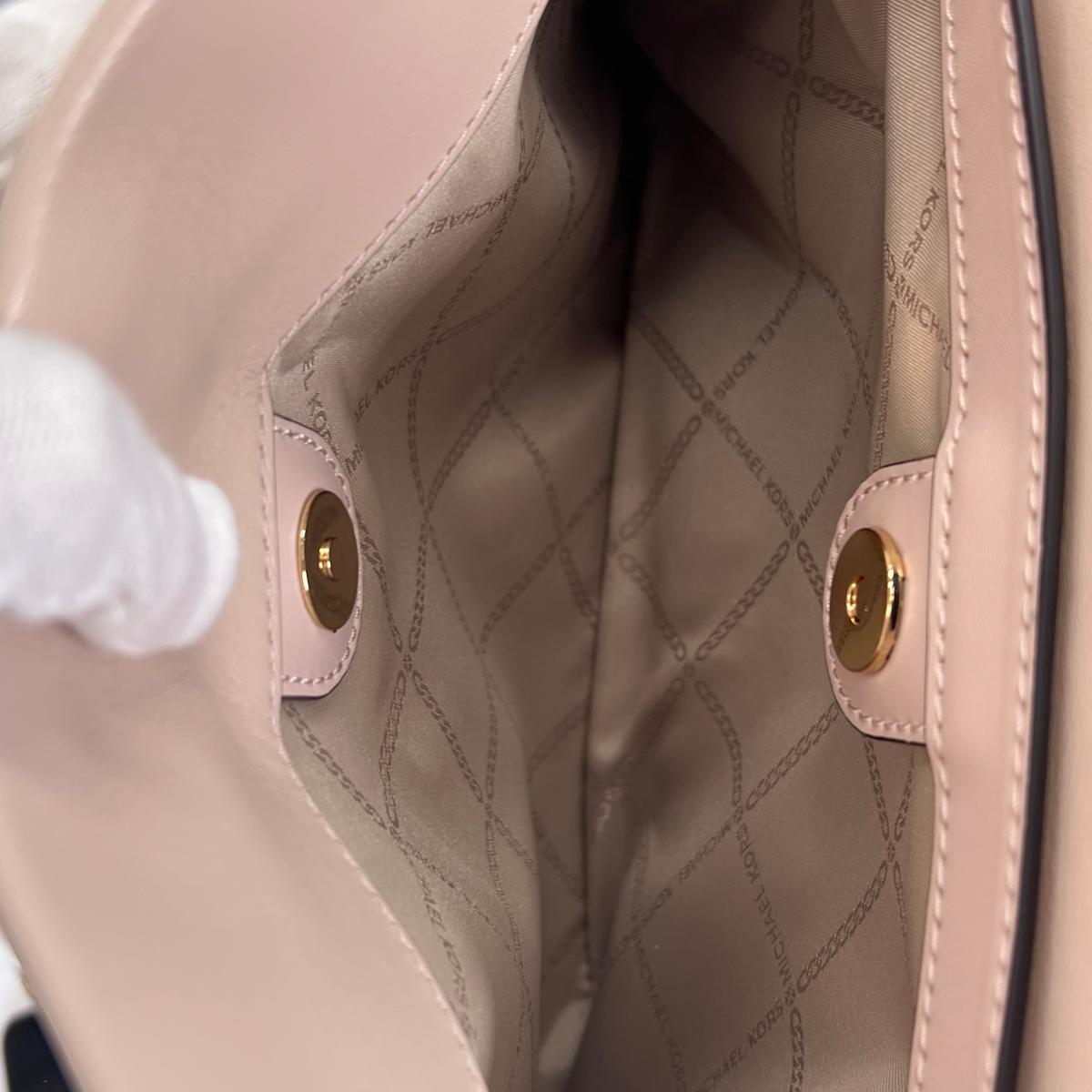 マイケルコース Michael Kors ハンドバッグ
 2WAYバッグ ショルダーバッグ 牛革 ピンクベージュ 【SS】
 【中古】