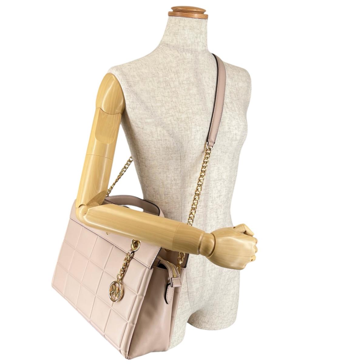 マイケルコース Michael Kors ハンドバッグ
 2WAYバッグ ショルダーバッグ 牛革 ピンクベージュ 【SS】
 【中古】