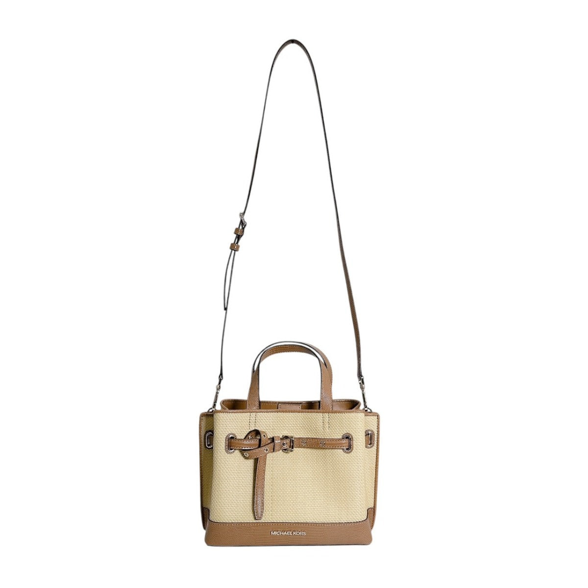 マイケルコース Michael Kors ハンドバッグ
 2WAYバッグ ショルダーバッグ ポリウレタン 35T2GU5S1W1214 ブラウン 【SS】
 【中古】
