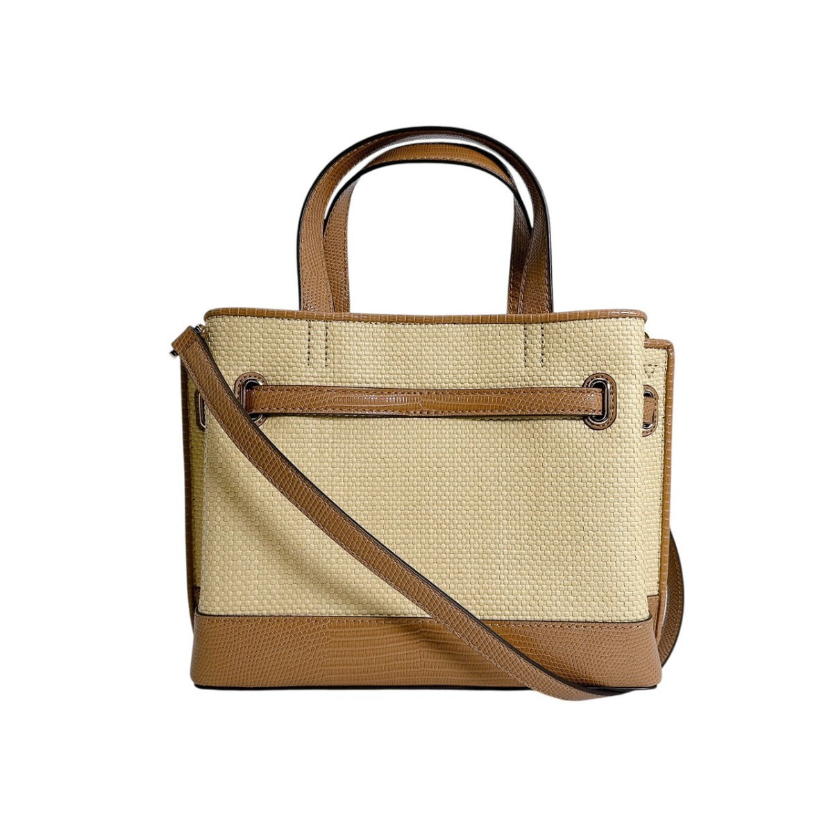 マイケルコース Michael Kors ハンドバッグ
 2WAYバッグ サッチェル ショルダーバッグ ポリウレタン 35T2GU5S1W1214 ブラウン 【SS】
 【中古】