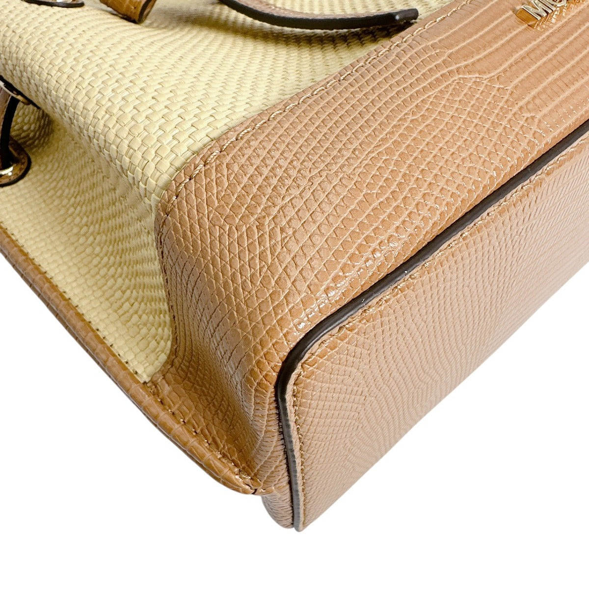 マイケルコース Michael Kors ハンドバッグ
 2WAYバッグ サッチェル ショルダーバッグ ポリウレタン 35T2GU5S1W1214 ブラウン 【SS】
 【中古】