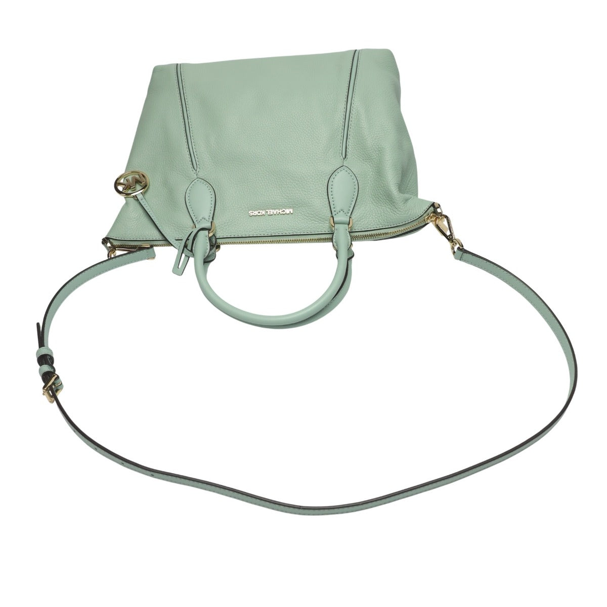 マイケルコース Michael Kors ハンドバッグ
 2WAYバッグ サッチェル ショルダーバッグ 牛革 35S0GYZS3L ライトグリーン 【SS】
 【中古】