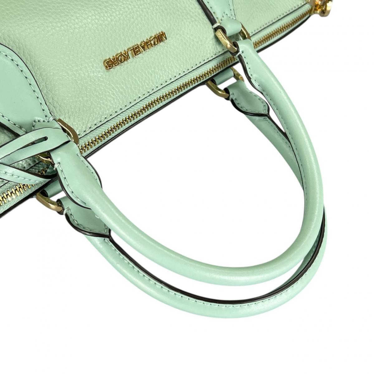 マイケルコース Michael Kors ハンドバッグ
 2WAYバッグ サッチェル ショルダーバッグ 牛革 35S0GYZS3L ライトグリーン 【SS】
 【中古】