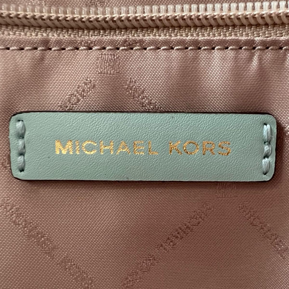マイケルコース Michael Kors ハンドバッグ
 2WAYバッグ サッチェル ショルダーバッグ 牛革 35S0GYZS3L ライトグリーン 【SS】
 【中古】