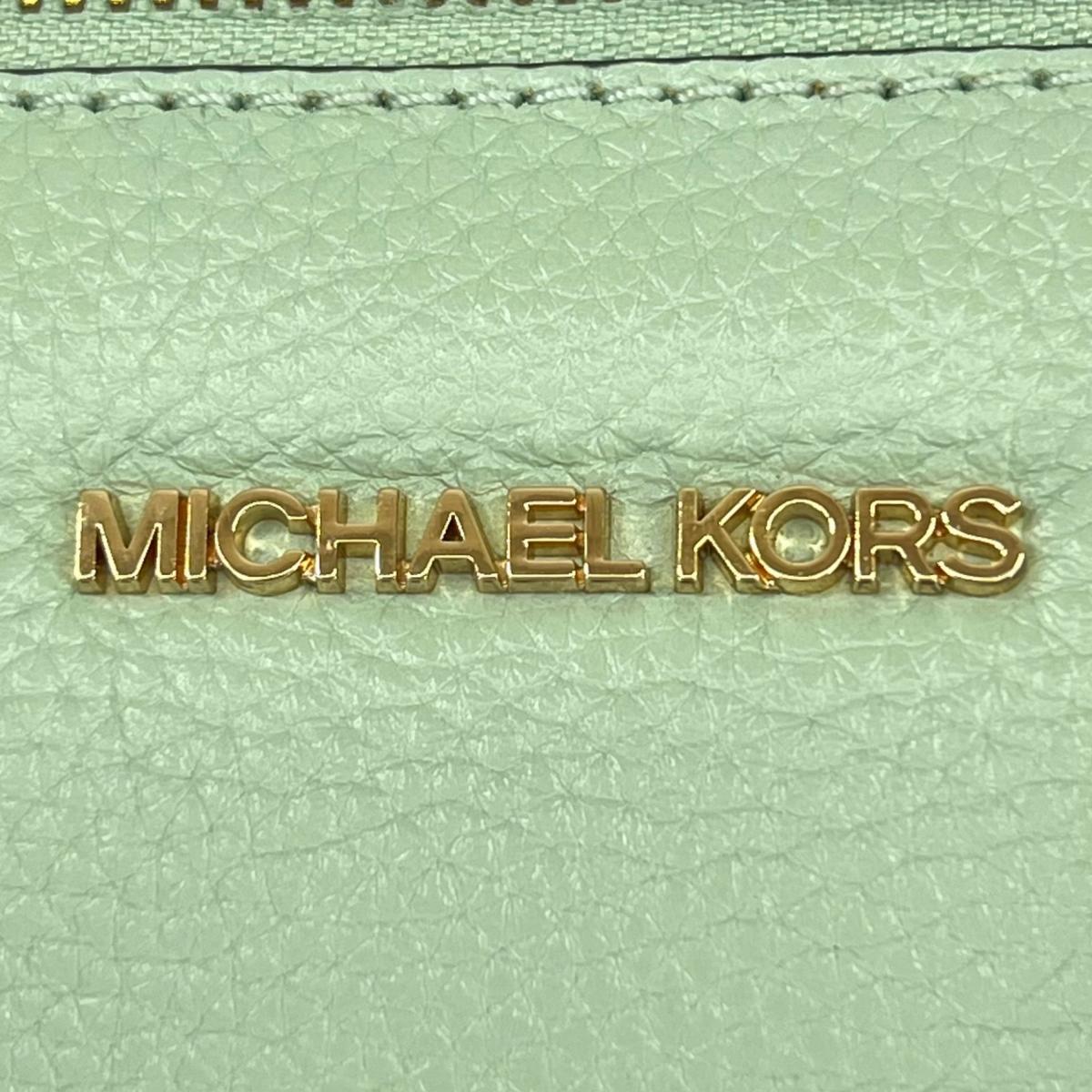 マイケルコース Michael Kors ハンドバッグ
 2WAYバッグ サッチェル ショルダーバッグ 牛革 35S0GYZS3L ライトグリーン 【SS】
 【中古】