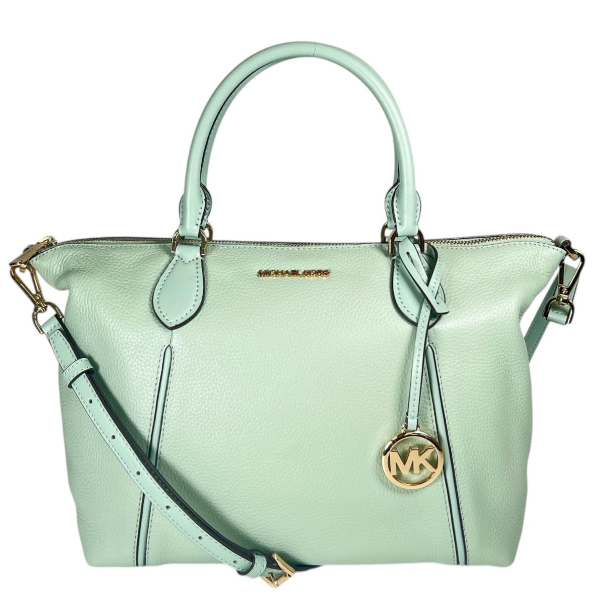 マイケルコース Michael Kors ハンドバッグ
 2WAYバッグ サッチェル ショルダーバッグ 牛革 35S0GYZS3L ライトグリーン 【SS】
 【中古】