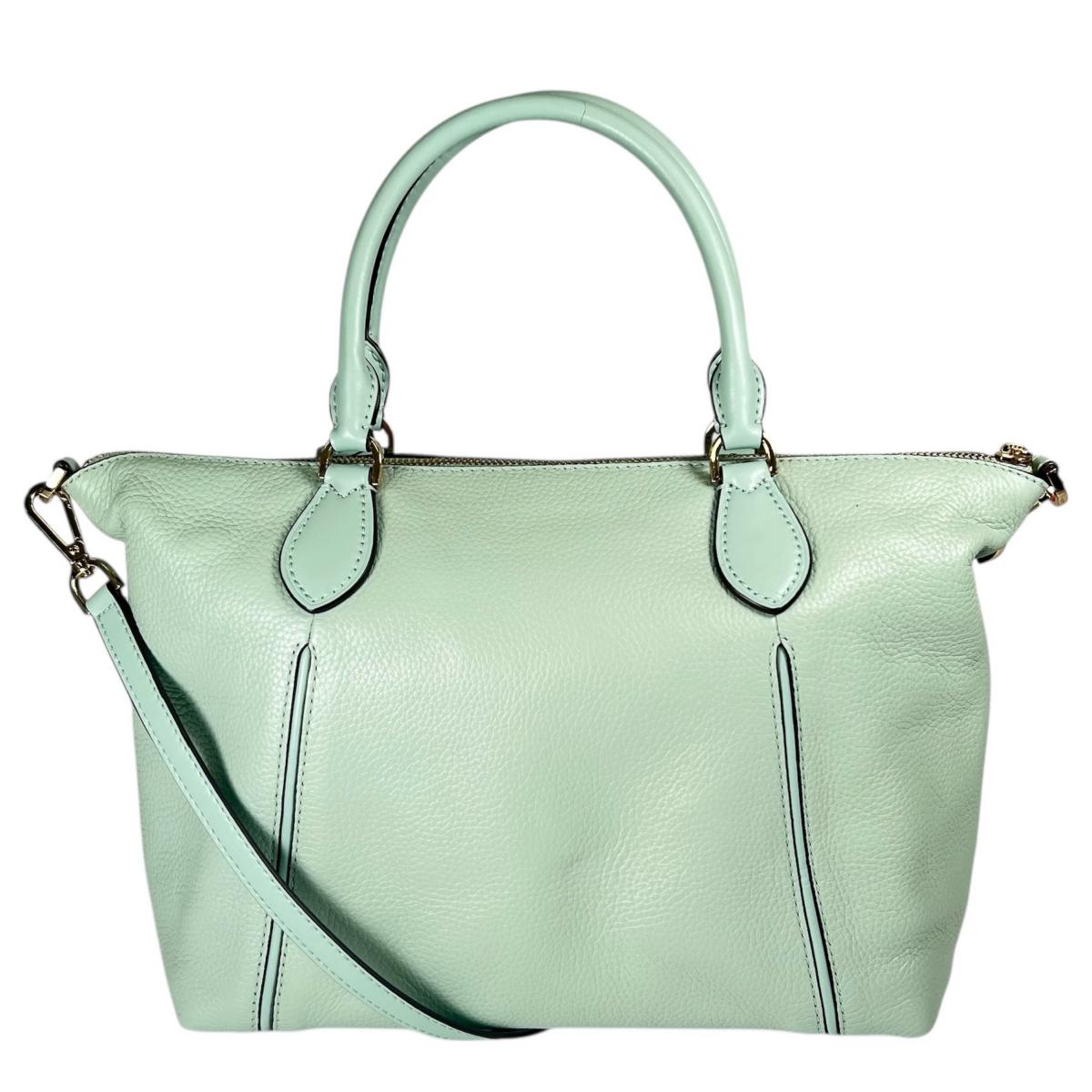 マイケルコース Michael Kors ハンドバッグ
 2WAYバッグ サッチェル ショルダーバッグ 牛革 35S0GYZS3L ライトグリーン 【SS】
 【中古】