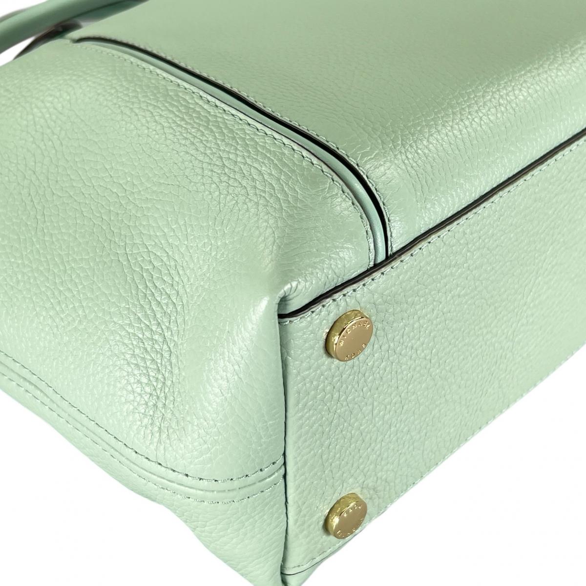 マイケルコース Michael Kors ハンドバッグ
 2WAYバッグ サッチェル ショルダーバッグ 牛革 35S0GYZS3L ライトグリーン 【SS】
 【中古】