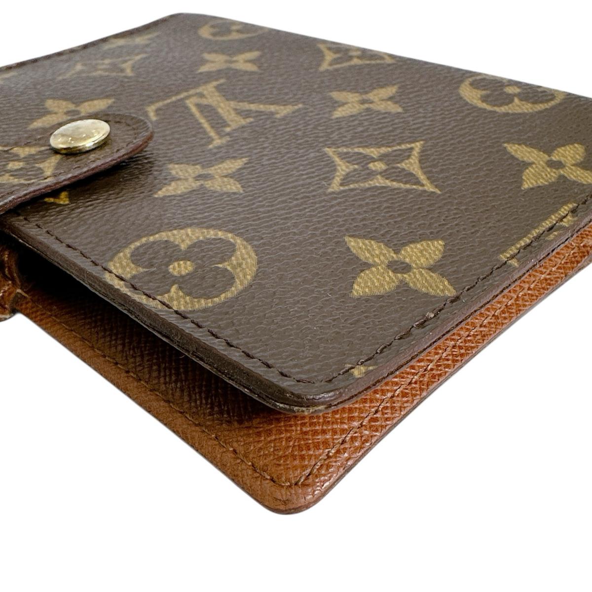 ルイヴィトン LOUIS VUITTON 手帳カバー
 システム手帳カバー モノグラム アジェンダ PM モノグラムキャンバス R20005 ブラウン LV
 【SS】
 【中古】