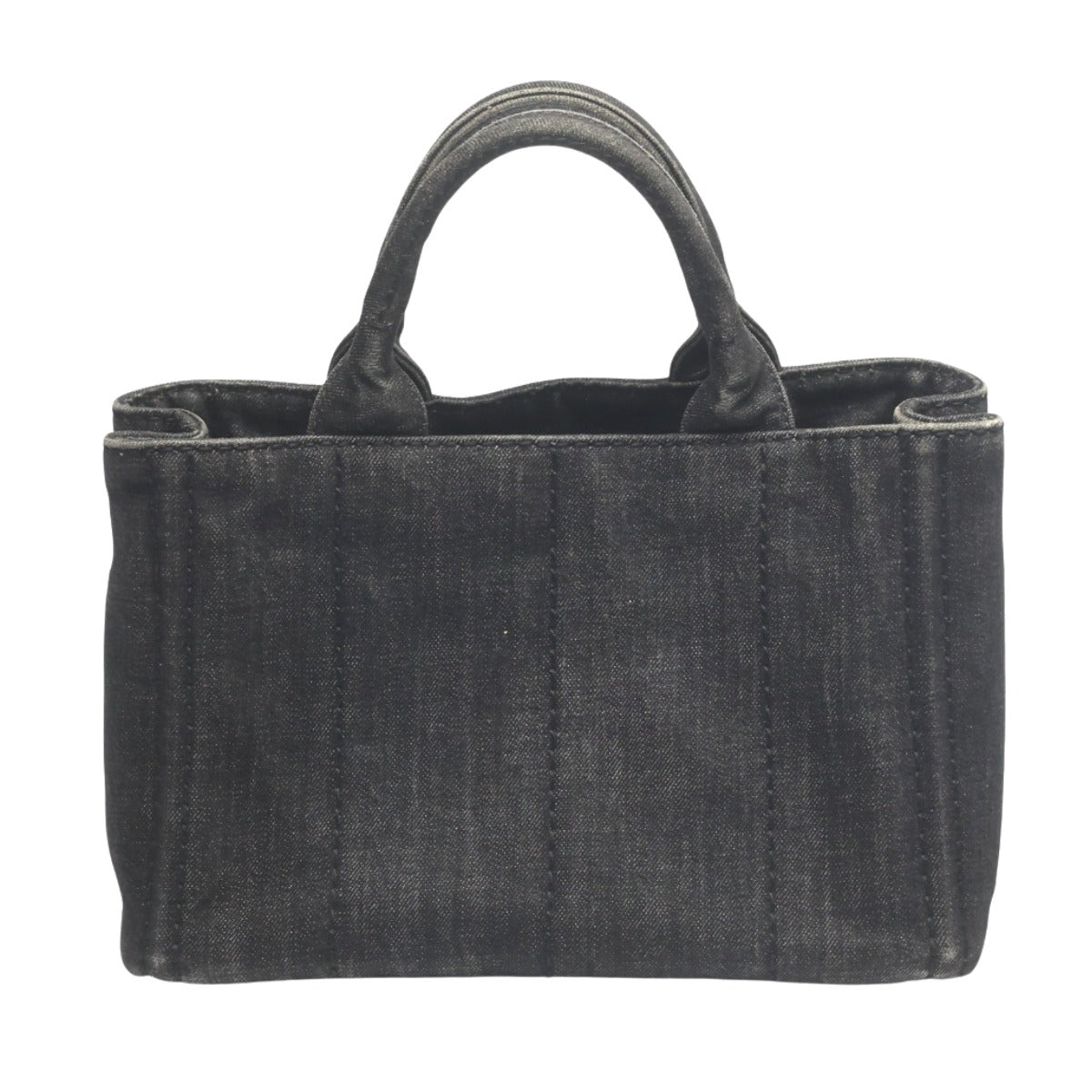 プラダ PRADA トートバッグ
 2WAYバッグ デニム カナパ デニム B2439G ブラック 【SS】
 【中古】