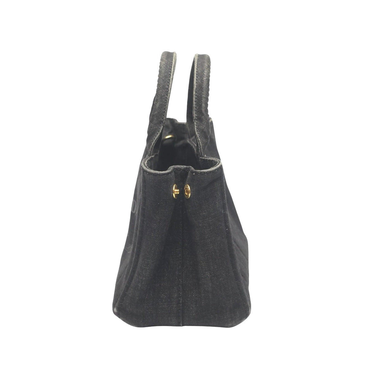 プラダ PRADA トートバッグ
 2WAYバッグ デニム カナパ デニム B2439G ブラック 【SS】
 【中古】