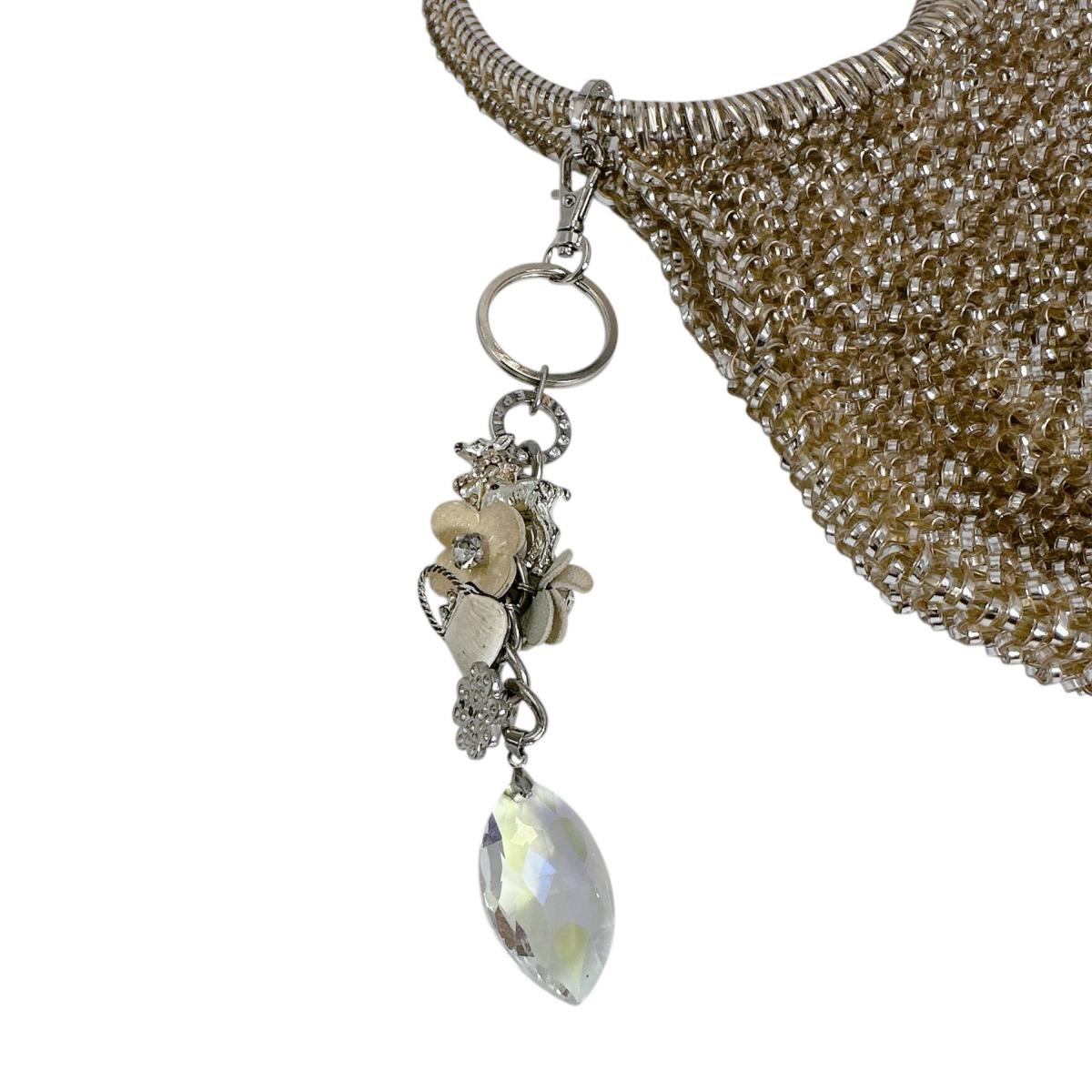 アンテプリマ ANTEPRIMA ハンドバッグ
 ワイヤーバッグ パーティー ミニバッグ ワイヤー ベージュ 【SS】
 【中古】