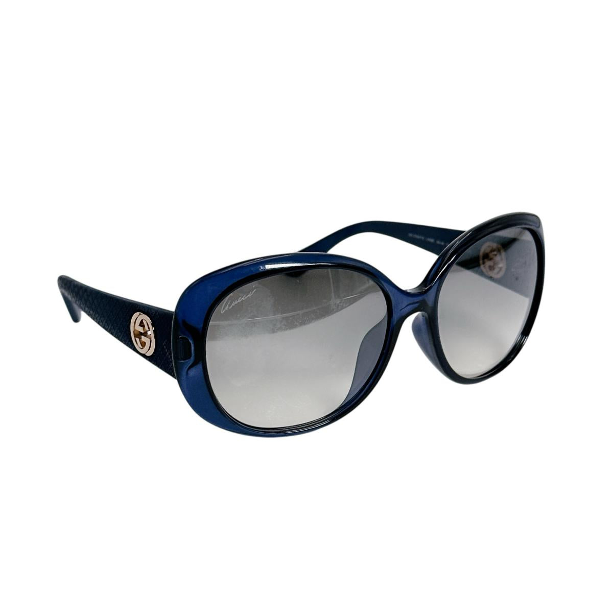 グッチ GUCCI サングラス
 サングラス 58□16 135 RHX10A8P4N プラスチック GG3794/F/S ブルー 【SS】
 【中古】