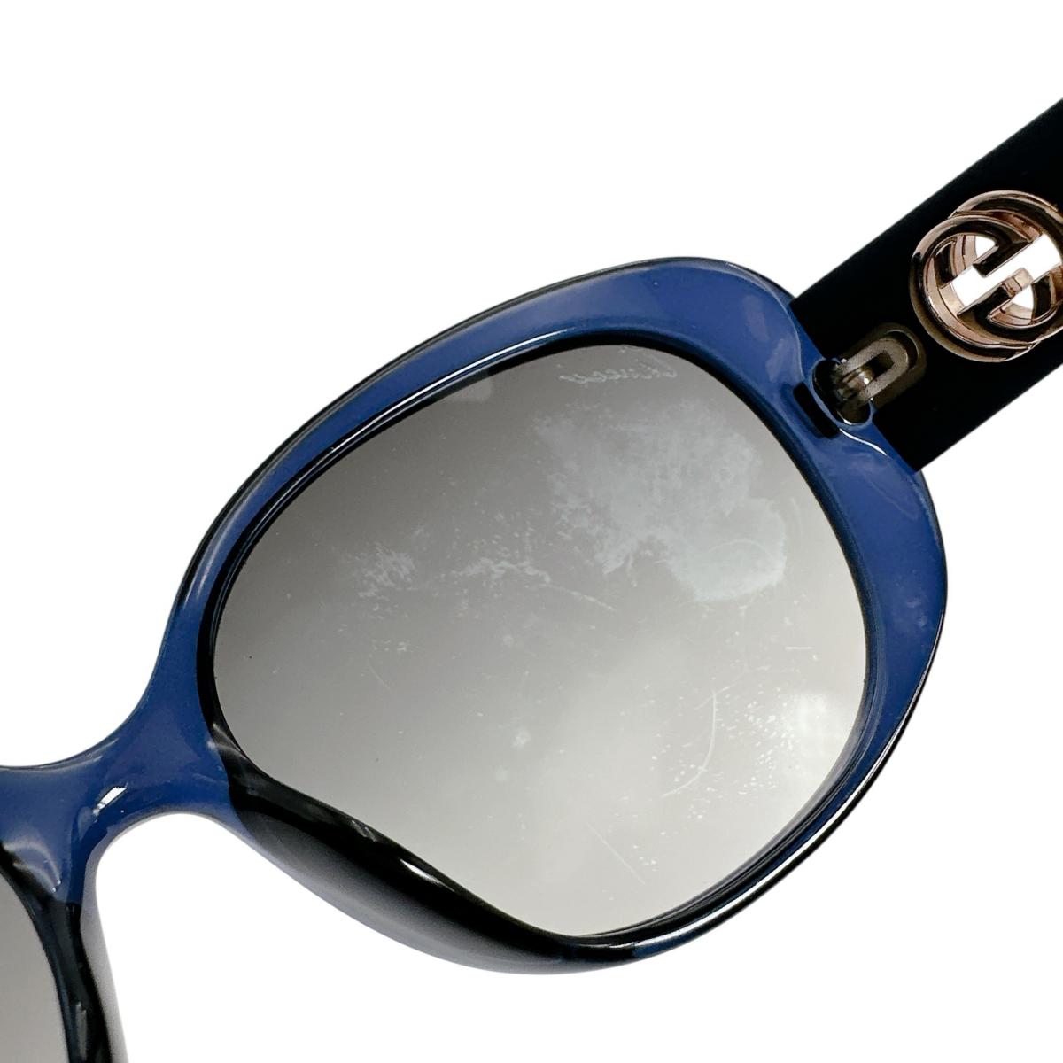 グッチ GUCCI サングラス
 サングラス 58□16 135 RHX10A8P4N プラスチック GG3794/F/S ブルー 【SS】
 【中古】