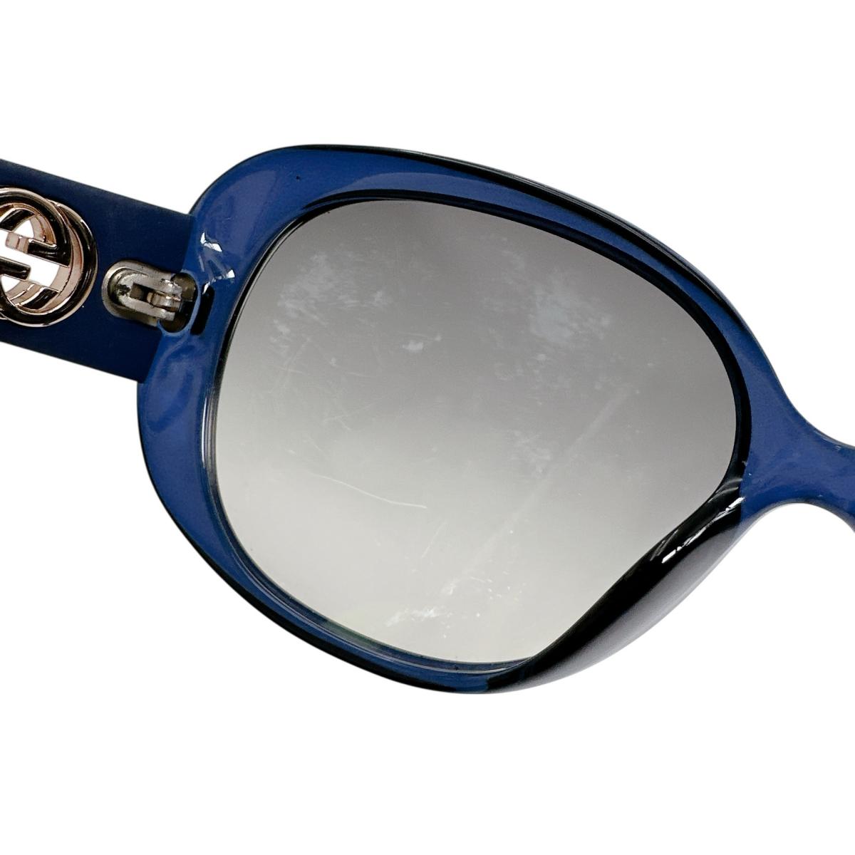 グッチ GUCCI サングラス
 サングラス 58□16 135 RHX10A8P4N プラスチック GG3794/F/S ブルー 【SS】
 【中古】