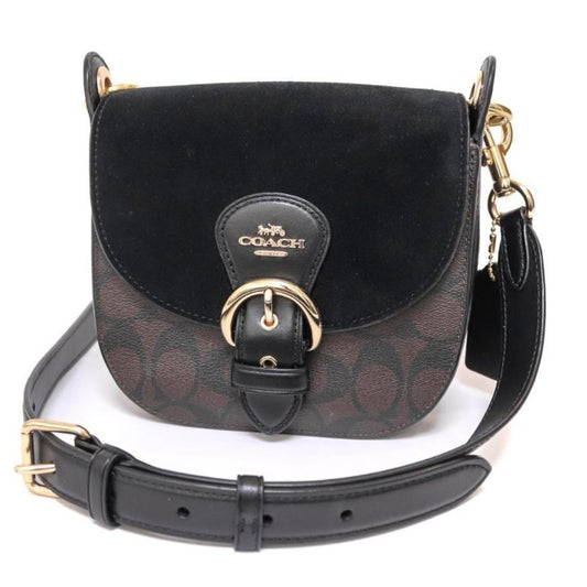 コーチ COACH ショルダーバッグ
 2Wayバッグ シグネチャー クリオ キャンバス C7966 ブラウン