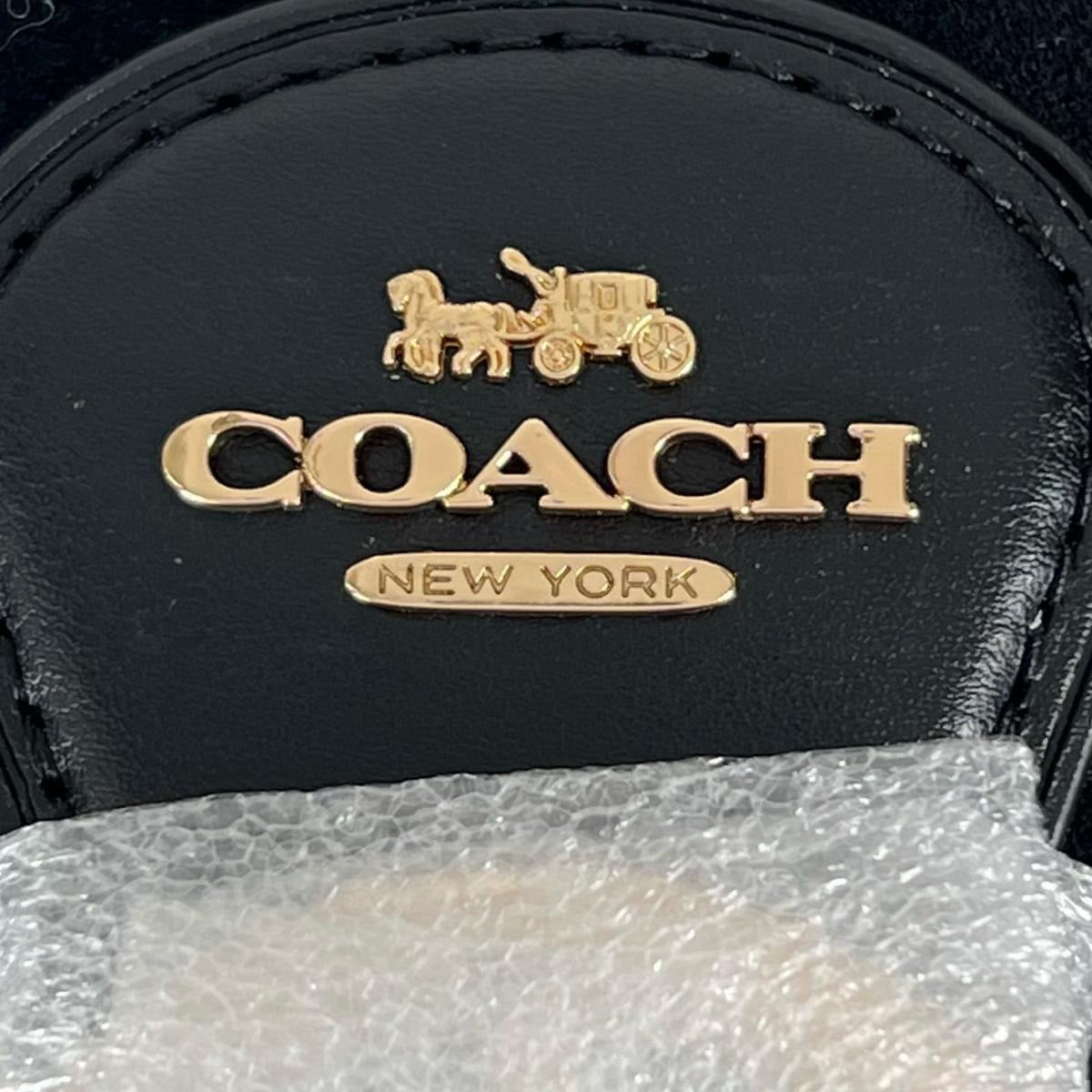 コーチ COACH ショルダーバッグ
 2Wayバッグ シグネチャー クリオ キャンバス C7966 ブラウン 【SS】
 【中古】