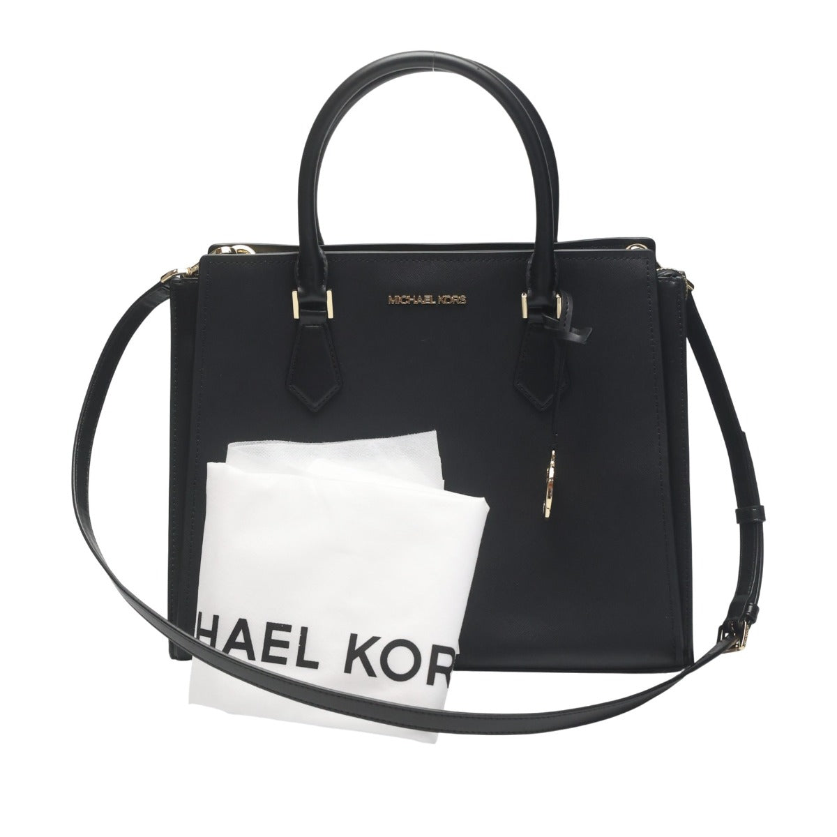 マイケルコース Michael Kors トートバッグ
 2wayバッグ シェイラ サッチェル レザー 35T0GWXS3L ブラック 【SS】
 【中古】