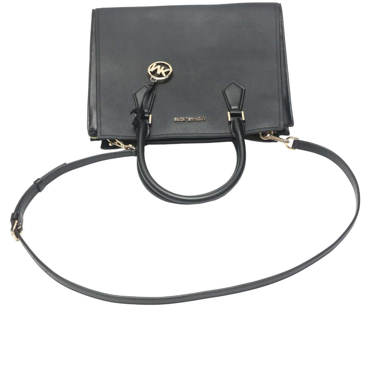 マイケルコース Michael Kors トートバッグ
 2wayバッグ シェイラ サッチェル レザー 35T0GWXS3L ブラック 【SS】
 【中古】