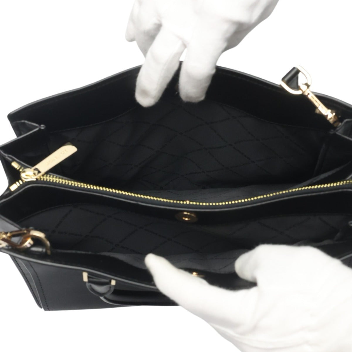 マイケルコース Michael Kors トートバッグ
 2wayバッグ シェイラ サッチェル レザー 35T0GWXS3L ブラック 【SS】
 【中古】