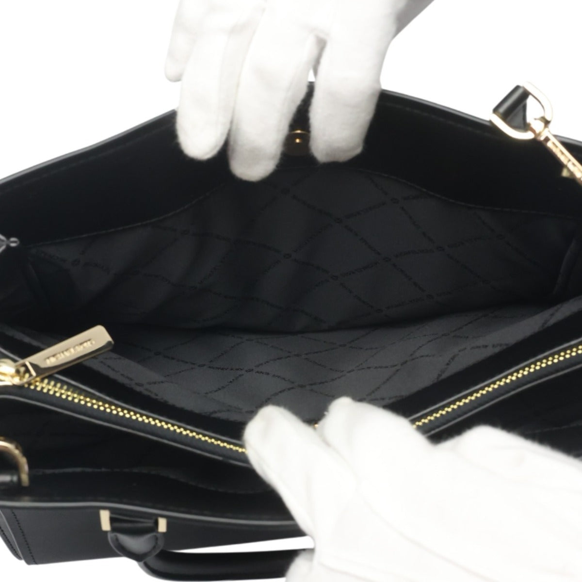 マイケルコース Michael Kors トートバッグ
 2wayバッグ シェイラ サッチェル レザー 35T0GWXS3L ブラック 【SS】
 【中古】