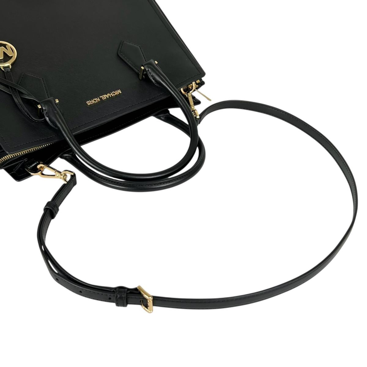 マイケルコース Michael Kors ハンドバッグ
 2WAYバッグ サッチェル ショルダーバッグ レザー 35T0GWXS3L ブラック 【SS】
 【中古】