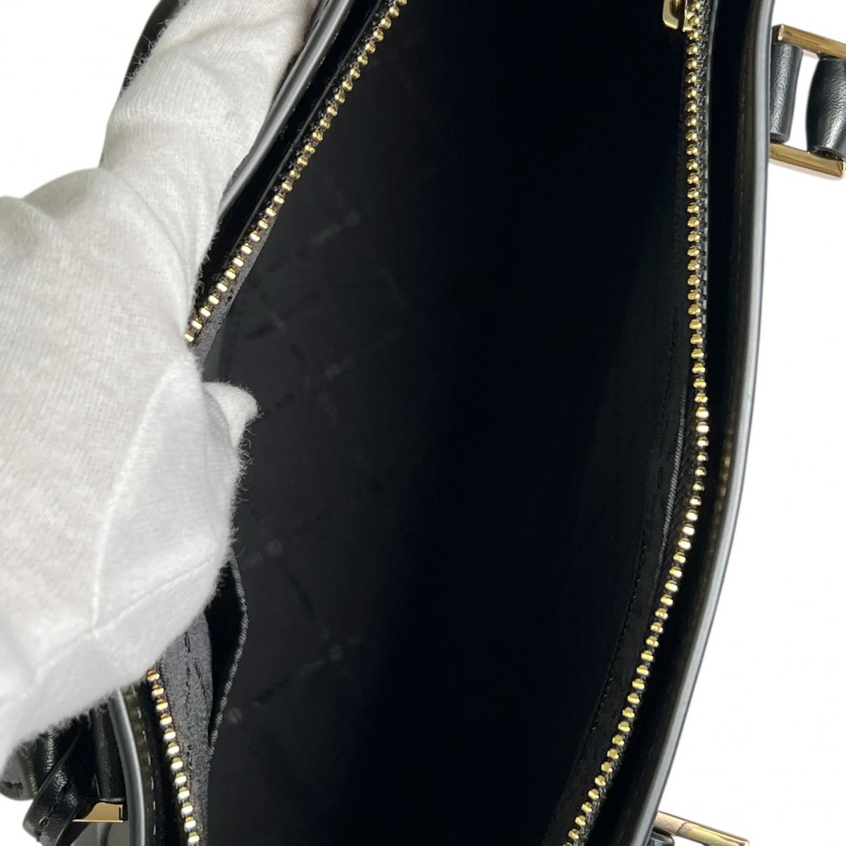 マイケルコース Michael Kors ハンドバッグ
 2WAYバッグ サッチェル ショルダーバッグ レザー 35T0GWXS3L ブラック 【SS】
 【中古】